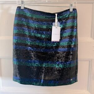 Tommy Hilfiger Leila Sequin Striped Skirt